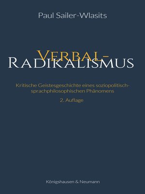cover image of Verbalradikalismus
